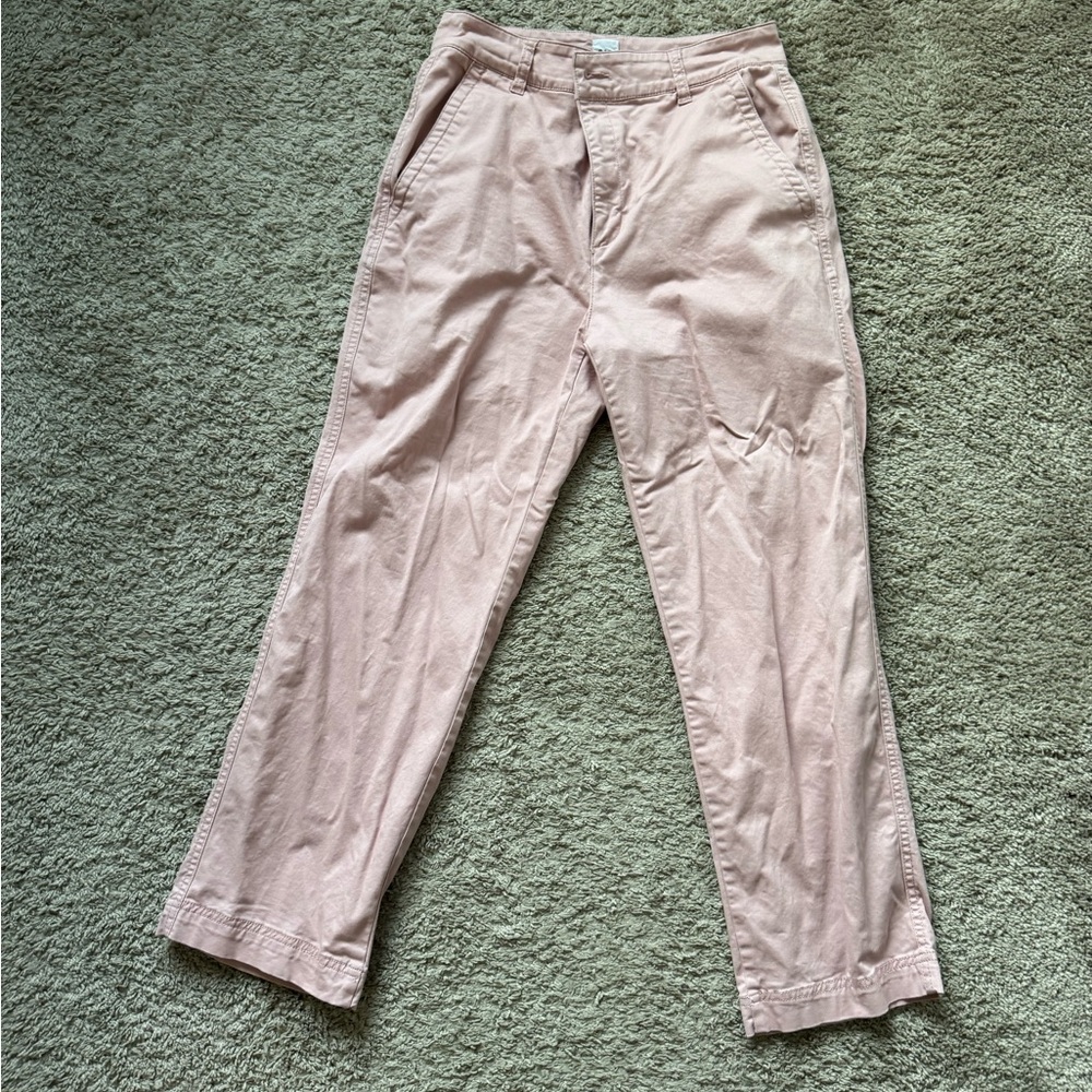 GAP light pink girlfriend khaki